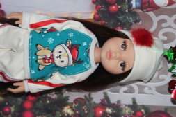 Комплект-2 Новорічного одягу без взуття, Hand made для Paola Reina, 32 см