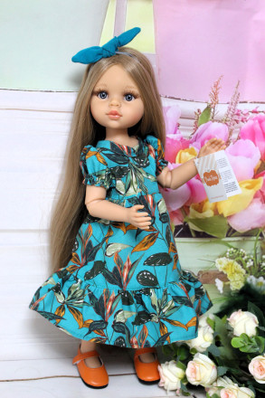 Кукла Paola Reina шарнирная Карла в наряде  54864+пижамка, 32 см