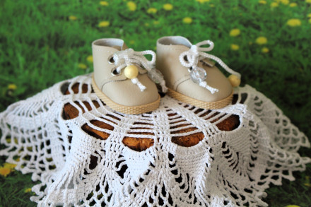 Ботинки autumn-2 для куклы ростом 32-34 см, ручная работа