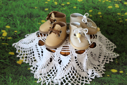 Ботинки autumn-2 для куклы ростом 32-34 см, ручная работа