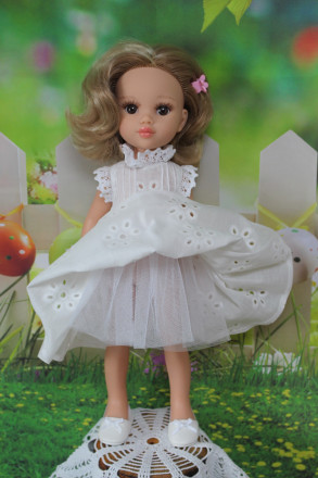 Плать+сарафан летнее Hand made для Paola Reina, 32 см