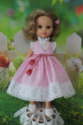 Плать+сарафан летнее Hand made для Paola Reina, 32 см