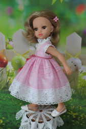 Плать+сарафан летнее Hand made для Paola Reina, 32 см