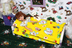 Комплект-6  постільної білизни для Paola Reina 32-34 см