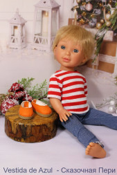 Туфли для кукол Паулина Vestida de Azul