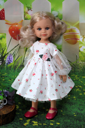 Платье праздничное летнее Hand made для Paola Reina, 32 см 