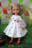 Платье праздничное летнее Hand made для Paola Reina, 32 см 