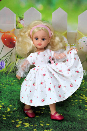 Платье праздничное летнее Hand made для Paola Reina, 32 см 