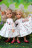 Платье праздничное летнее Hand made для Paola Reina, 32 см 