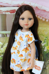 Кукла Карла Рапунцель в наряде 54666+пижамка+туфлі,  Paola Reina