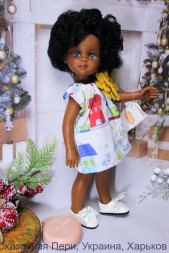 Кукла Paola Reina Нора Nora 14477 в наряде Городок, 32 см