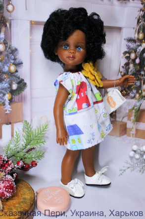 Кукла Paola Reina Нора Nora 14477 в наряде Городок, 32 см