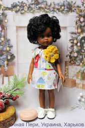 Кукла Paola Reina Нора Nora 14477 в наряде Городок, 32 см