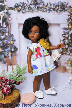 Кукла Paola Reina Нора Nora 14477 в наряде Городок, 32 см