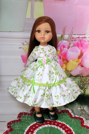 Платье весеннее Hand made для Paola Reina, 32 см