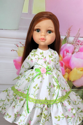 Платье весеннее Hand made для Paola Reina, 32 см