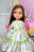 Платье весеннее Hand made для Paola Reina, 32 см