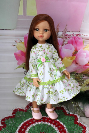 Платье весеннее Hand made для Paola Reina, 32 см