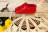 Взуття velcro red, Vestida de Azul, для корал, червоні, довжина 7,5 см