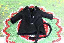 Пальто класичне і беретик Hand made для Paola Reina, 32 см