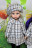 Пальто класичне без застібки і беретик Hand made для Paola Reina, 32 см 