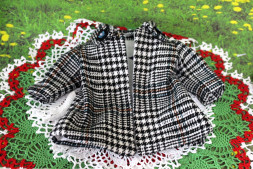 Пальто класичне без застібки і беретик Hand made для Paola Reina, 32 см